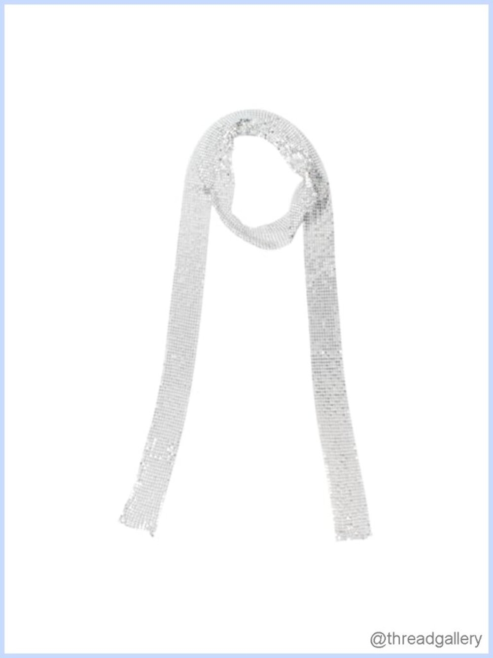 Metal Sequins Fashion Scarf Neckerchief Choker for Women